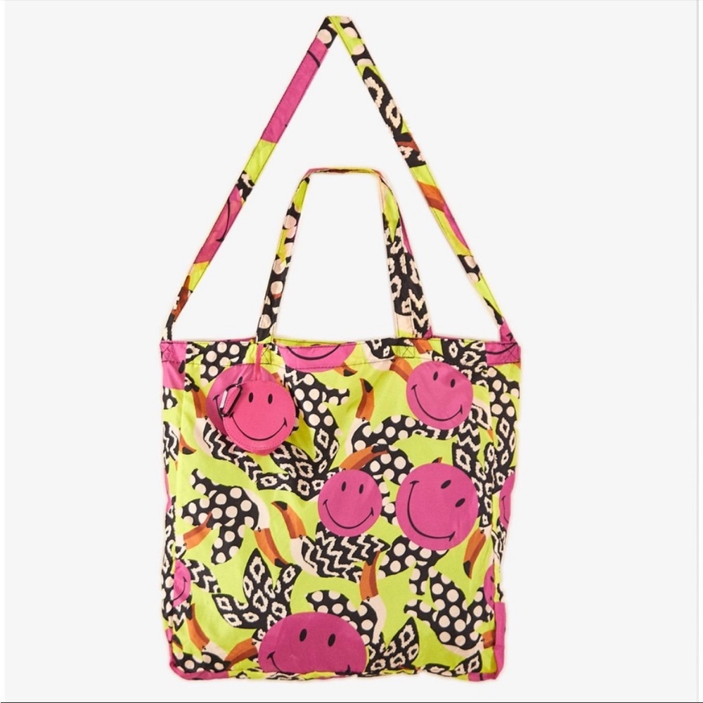 NWT Farm Rio Tuscanissimo Smiley Bag Reusable Tote-  SOLD OUT!!